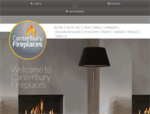 Tablet Screenshot of canterburyfireplaces.com